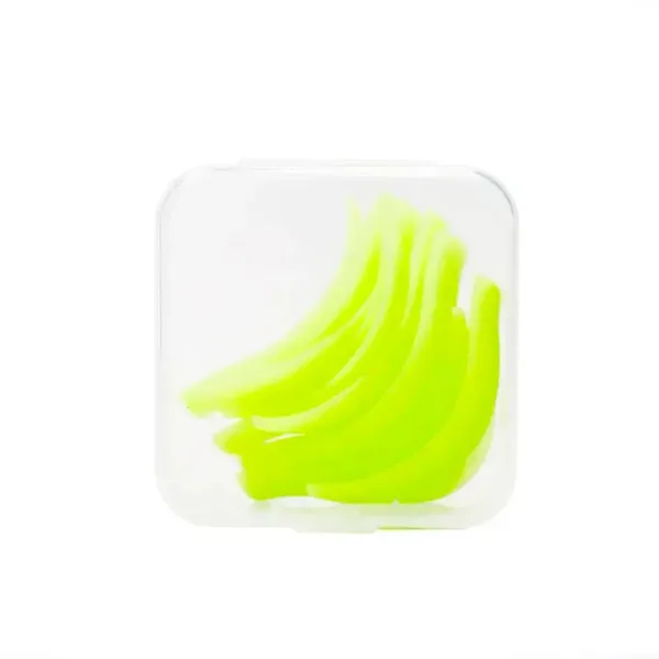 Lift Neon Yellow Silicone Pads in M-Curl